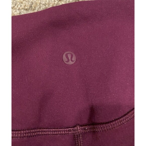 LULULEMON‎ Womens 4 Reveal 7/8 Tight Mesh Stripes High Rise Seamless Dark Adobe - Picture 6 of 7